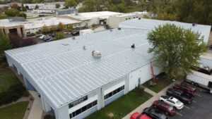 Commercial metal roof restoration in Madison, WI