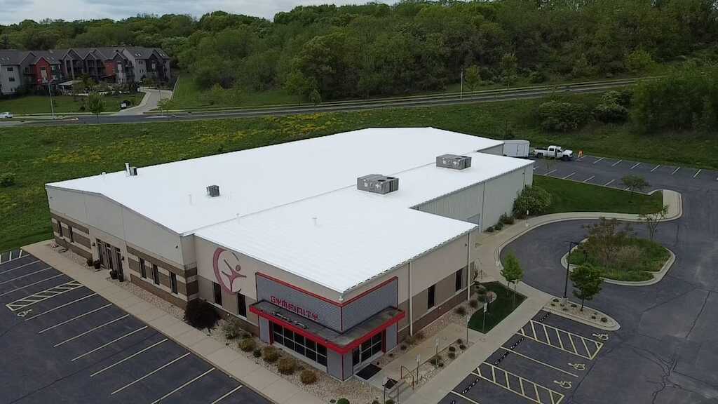 SPF metal roof restoration Madison, WI