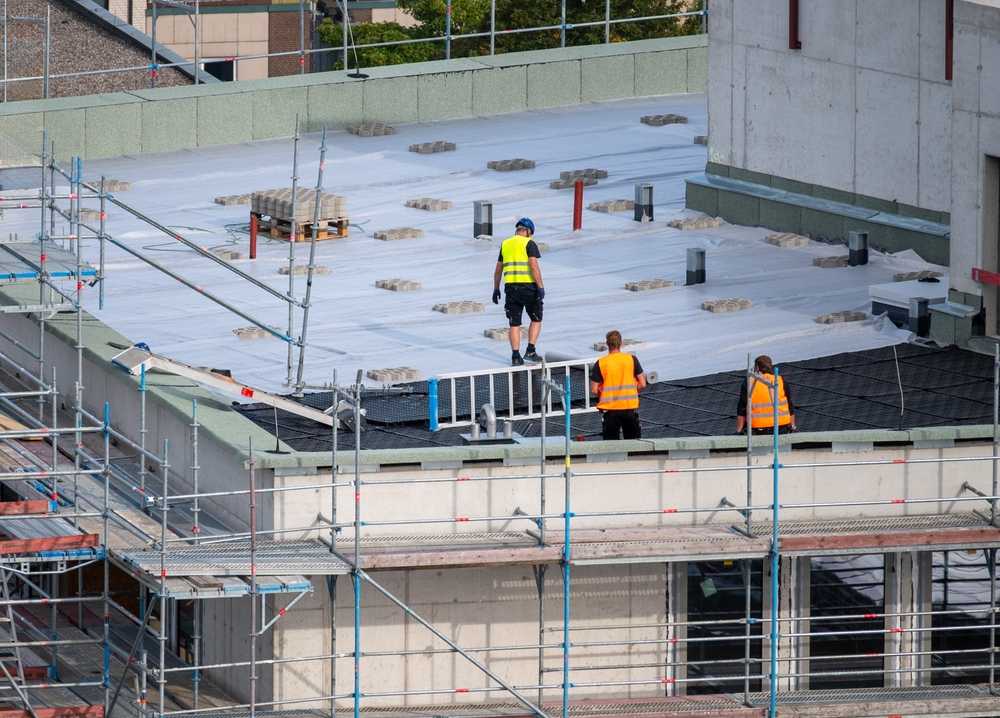 Conklin SPF roofing system in Wisconsin