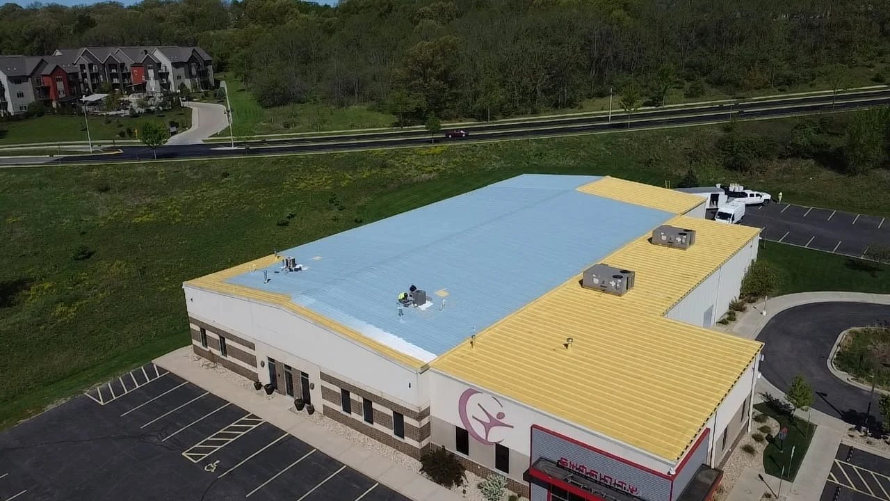 commercial flat roof coating