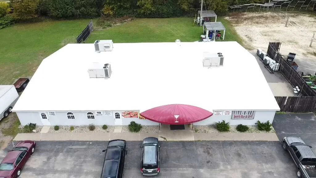 EPDM roof restoration Rochester commercial flat roof - EPDM roof restoration Rochester