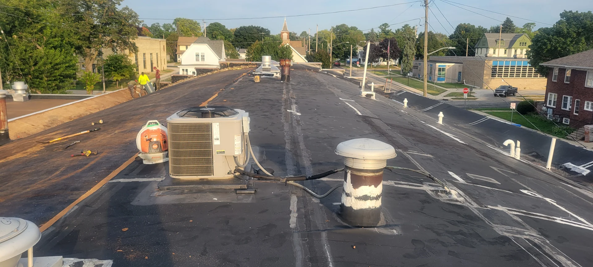 hot tar roofing cost
