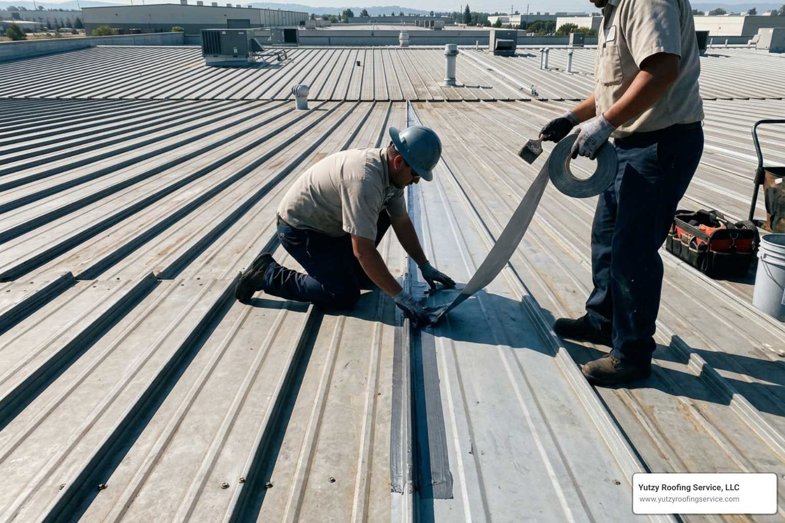 mastic tape for metal roofing commercial roof restoration